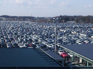 Biggest Japanese car auction place