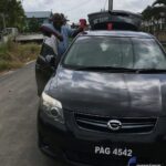 Customer photo of a Japanese used TOYOTA COROLLA FIELDER supplied by EVERYCAR.jp to Guyana