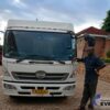 Customer photo of a HINO RANGER TRUCK after arrival and registration in Malawi from EVERYCAR.jp