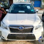 Customer in Tanzania with a SUBARU FORESTER supplied through EVERYCAR.jp