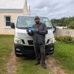 Customer in Bermuda with a NISSAN NV350 CARAVAN supplied through EVERYCAR.jp