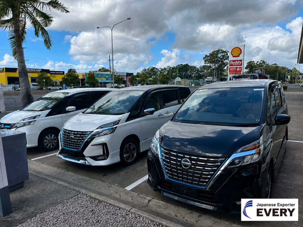 NISSAN SERENA e-POWER delivered from Japan to an EVERYCAR.jp customer in Australia