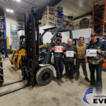 TCM 315 skid steer loader supplied from Japan for a business customer in Canada