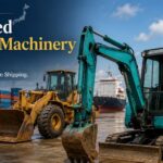 Japanese used construction machinery ready for overseas buyers