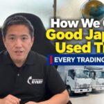 EVERY TRADING CEO Yuichiro Watabe explaining how the company chooses good Japanese used trucks for overseas buyers