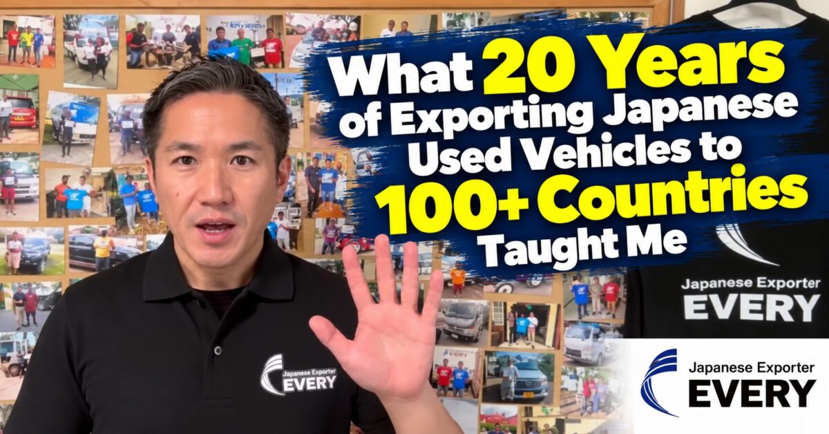 EVERY TRADING CEO Yuichiro Watabe sharing lessons from 20 years of exporting Japanese used vehicles to more than 100 countries