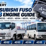 Mitsubishi Fuso 4D3 engine guide for 4D31 4D32 4D33 4D34 4D35 and 4D36