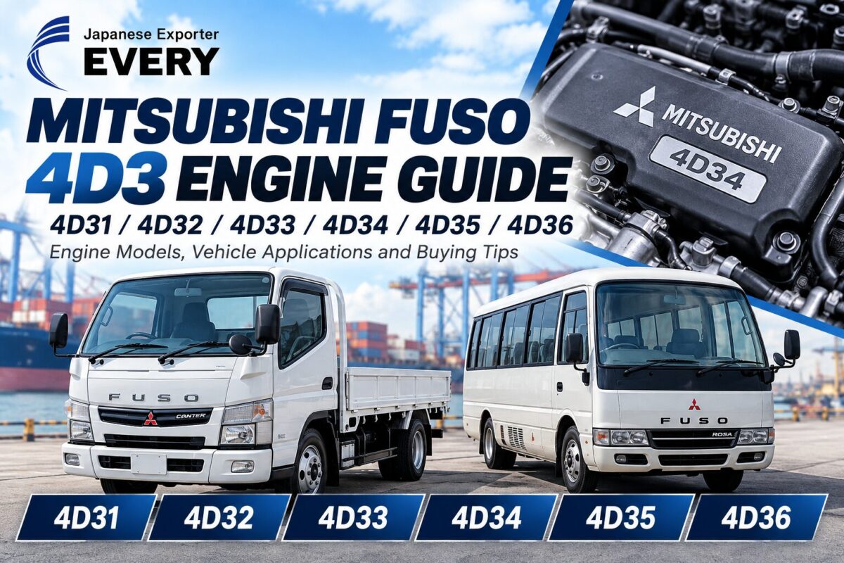 Mitsubishi Fuso 4D3 engine guide for 4D31 4D32 4D33 4D34 4D35 and 4D36