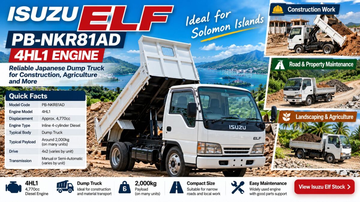 ISUZU ELF / Model code : PB-NKR81AD / Engine model : 4HL1