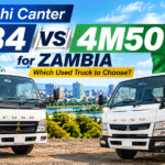 Canter 4D34 vs 4M50 comparison for Zambia used truck buyers