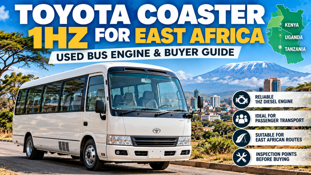 Toyota Coaster 1HZ passenger bus buyer guide for East Africa