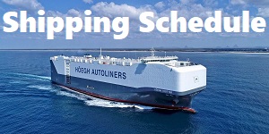SHIPPING SCHEDULE