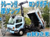 MITSUBISHI FIGHTER TIPPER DUMP CRANE